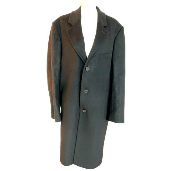 Michael‎ Kors Men's wool cashmere blend coat black size 46L - Picture 13 of 13